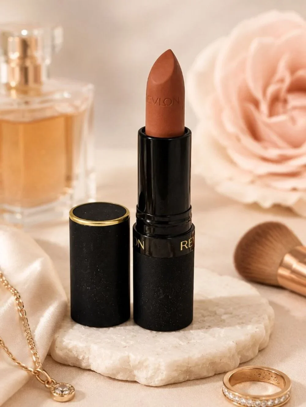 Revlon Super Lustrous Lipstick 001 Bare It All Cream New Sealed Nude Lip Color